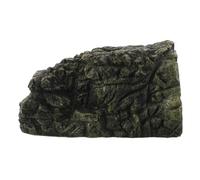 UPKOCH Resin Reptile Habitat Hideout Cave with Basking Platform for Turtles Lizards Amphibians Secure Private Retreat and Water Tank Decoration Easy to Clean Terrarium Accessory