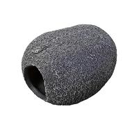 UPKOCH Resin Reptile Hide Cave Medium Stone Egg Naturalistic Habitat Ornament Reptile Rest Cave for Snakes Lizards Geckos