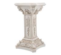 UPKOCH Resin Roman Column Decorative Pillar for Garden and Home Classic Greek Style Miniature Architectural Statue Weather-resistant Outdoor Sculpture for Weddings and Parties