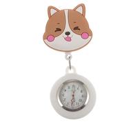 UPKOCH Retractable Nurse Fob Pocket Watch with Quartz and Metal Construction, Lightweight and Easy to See The Time, Simple and Delicate Design Suitable for Nurses and Boys and Girls