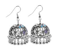 UPKOCH Retro Bohemian Bell Tassel Drop Earrings Lightweight Dangle Pendant for Women Comfortable Fit Statement Vintage European Style Accessories