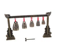 UPKOCH Retro Chimes Vintage Bell Handbells Hanging Bells Percussion Instrument for Indoor Chime Musical Instrument Home Decor