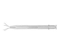 UPKOCH Rhinestone Tool Stainless Steel Nail Art Grabber for Small Accessories with Compact Press Mechanism and Portable Style, Silver Color