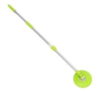 UPKOCH Rotary Mop Pole Stainless Steel Replacement Handle with Locking Mechanism Heavy-Duty Rotating Mop Stick for Home Cleaning Telescopic Extendable Design for Reach Areas