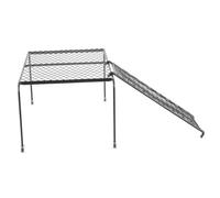 UPKOCH Rutin Chicken Coop Platform with Ladder Convenient Hollow out Design for Small Pets Durable and Safe Chicken Rack for Climbing Resting and Playing