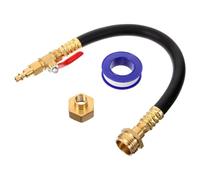 UPKOCH Rv Air Compressor Adapter Metal Sprinkler Blowout Connector for Winterizing Camper Quick Connect Water Pressure Regulator with Sealing Multi-Functional Hose Blow Out Fitting