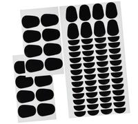 UPKOCH Saxophone Instrument Accessories Cushions 50Pcs Mouthpiece Pads Silicone, Black to Protect Teeth from Scratch and Prevent Bite Marks for Alto Saxophone for Musicians and Players
