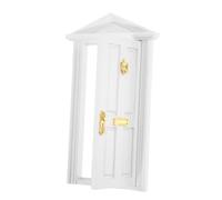 UPKOCH Scale Wooden Dollhouse Door for DIY Crafting Detailed Design for Room for Dollhouse Furniture Fairy Garden Decor