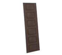 UPKOCH Self-adhesive Dollhouse Wall Molding Trim Flexible Miniature Baseboard Border in Dark Brown Wainscot Panel for Realistic Dollhouse Decoration and Enhanced Interior Detail