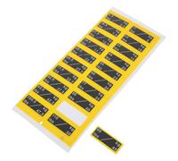 UPKOCH Self-Adhesive Gym Equipment Weight Stickers Yellow-Black Marking Sheet for Weight Stack Plates Fitness Machine Markers with Clear Numbering for Compatibility