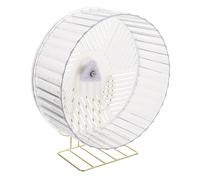 UPKOCH Silent Chinchilla Wheel Compact Exercise Wheel for Hamsters Mice and Pets Stable Base Design Promotes Muscle Building and Mental Health Random Color Random Color