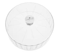 UPKOCH Silent Hamster Wheel Crystal Transparent Running with Dual Bearings Quiet Exercise Wheel for Hamsters Mice Chinchillas and Decorative Pet Supplies