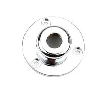 UPKOCH Silver Metal Endpin Jack for Bass and Electric Guitar 6.35mm Insert Hole Diameter, Sturdy Output End Pin Plug Improving Playing Experience for Musical Instrument Accessories