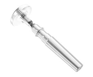 UPKOCH Silver Plated Brass Trumpet Accessories Practice Device for Trumpet Beginners and Professional Teaching Workers Portable and Solid Mouth Exercise Tool