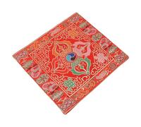 UPKOCH Singing Bowl Slip Mat Dual-layer Cushion Design for Religious Ceremonies Yoga Singing Bowl Practice Comfortable Seating Oriental Style Portable Prayer Accessory Slip Bottom
