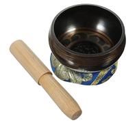 UPKOCH Singing Bowls Bowl Mallet Mat for Meditation Yoga Decor Ohm Store Random Color