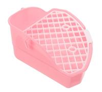 UPKOCH Small Animal Toilet Box for Rabbits Guinea Pigs Hamsters Reusable with Detachable Capacity Pet Litter Basin for Corner Cage Training and Easy Cleaning