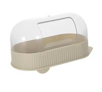 UPKOCH Small Pet Hamster Sand Bath Container Yellow Bathtub for Hamsters Hedgehogs Chinchillas Compact Pet Bathtub Easy to Clean Bathroom Toilet for Small Animals