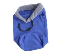 UPKOCH Small Pet Towel Pouch Ultra Absorbent Drying Bag for Ferrets Guinea Pigs Bunny Hamsters Skin Friendly Bathing and Grooming Accessory Machine Washable Blue for Travel and Kennel Use