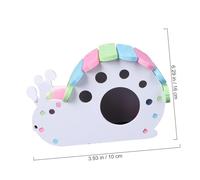 UPKOCH Snail Shape DIY PVC Hamster House Cozy Small Pet Sleeping Nest Hideout Hut for Hamsters Mice Hedgehogs with Bedding Rest Spot and Play Hideaway