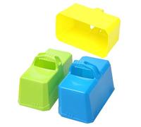 UPKOCH Snow Brick Maker 3-Pack Lightweight Plastic Snow Moulds for Kids Outdoor Winter Toy 6.10 X 3.27 X 3.15In Shapers for Building Igloos and Forts