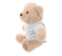 UPKOCH Soft Plush Bear with DIY T Shirt for Creative Designs for Showers Birthdays Christmas Plush for Unleash Your Imagination with Custom Outfits