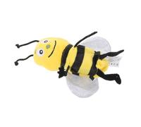 UPKOCH Soft Plush Bee Hand Puppet for Early Education Storytelling Sensory Development Comforting Honeybee Animal Finger Puppet for Classroom Activities
