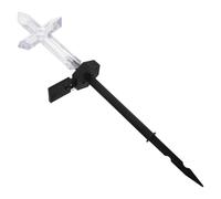 UPKOCH Solar Lighted Cross for Cemetery Grave with Garden Stake Color Changing LED Memorial Lamp for Outdoor Graves Automatic Dawn Operation Solar-Powered Tribute Decoration