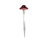UPKOCH Solar Powered Garden Light Unique Mushroom Design Lawn Lamp for Decor Durable Outdoor LED Ornament for Driveway Patio Flower Bed and Walkway Lighting Random Color