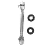 UPKOCH Solid Front Bike Axle with Bearings for Mountain Bicycle Wheel Hub Hollow Hub Shaft Replacement for Smooth Quiet Operation and Easy Maintenance Rough Terrains