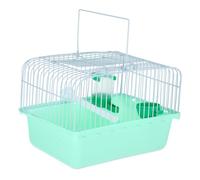 UPKOCH Spacious Portable Bird Carrier Cage for Travel Lightweight Design with Perch Food Tray Water Dispenser for Parrots Small Birds for Outdoor Adventures Random Color