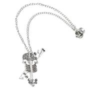 UPKOCH Sparkling Diamond Violin Brooch for Women Shiny Rhinestone Musical Instrument Lapel Pin for Scarf Hat Wedding Jewelry Accessory