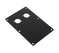 UPKOCH Speaker Junction Box Panel Durable Plastic Binding Post Plate for Audio Systems Easy Installation Versatile Speaker Connector for Home and Stage Use