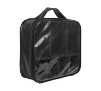 UPKOCH Speed Cube Travel Storage Case - Bag Compatible With Brain Teaser Fidget Toy - Carrying Holder For Cube Game For Kids Teens Adults Black