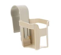 UPKOCH Spill Pool Drink Holder Plastic Cup Rack Hook Type Poolside Beverage Holder for Inflatable Pools Easy No Tool Installation Fits Bottles Cans Mugs Outdoor Grey