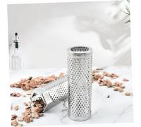 UPKOCH Stainless Steel Bbq Smoker Tube Reusable Grilling Tool High Temperature Resistant Convenient for Meat Smoking and Barbecue