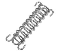 UPKOCH Stainless Steel Dog Leash Shock Absorbing Spring - Dog Cable Tie Out Spring for Run Or Training - Heavy Duty Tent Rope Fixed Buckle Tensioner for Outdoor Hiking Camping