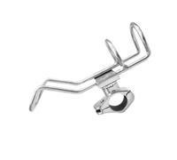 UPKOCH Stainless Steel Fishing Rod Holder for Boat Rail Mounted Fishing Pole Bracket Durable Resistant Rod Stand for Kayak Fence Ships Yachts Easy No Tool Installation