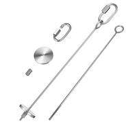 UPKOCH Stainless Steel Fruit Fork Bird Treat Holders 2 Pcs Large Parrot Food Skewers Vegetable Sticks for Bird Cage Budgie Food Feeding Toys