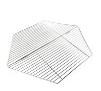 UPKOCH Stainless Steel Hexagonal Barbecue Grill Mesh Heat Resistant Outdoor Cooking Rack Portable Grate for Camping Picnic Family BBQ Easy to Clean Grill Net