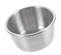 UPKOCH Stainless Steel Reptile Feeding Bowl Multi Function Lizard Food and Water Holder Shallow Dish for Bearded Dragons and Snakes Practical Pet Feeding Cup with Worm Escape Prevention