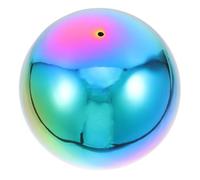 UPKOCH Stainless Steel Round Metal Ball Multi Purpose Colorful 150mm Mirror Polished Hollow Design for Outdoor Decor