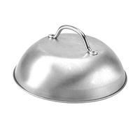 UPKOCH Stainless Steel Steak Cover 9-Inch Hemispherical Food Dome with Handle for Restaurant and Home Use Food Protection and Freshness