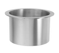 UPKOCH Stainless Steel Waste Bin Lid round Stylish Kitchen Recessed Garbage Lid Reliable Hidden Feature for Countertop Workspace