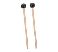 UPKOCH Steel Tongue Drumstick Set 2pcs Xylophone Mallets Drumsticks Wood Handle Silicone Head for Adults and Boys and Girls