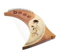 UPKOCH Strings Lyre Harp Wood Musical Instrument String Instrument for Boys and Girls Harps Handheld Music