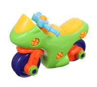 UPKOCH Take Apart Motorcycle for Early Education DIY Assembly Building with Movable Accessories Plastic Construction Model for Reasoning and Problem Solving Skills Random Color