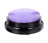 UPKOCH Talking Button for Dogs Pet Dog Communication Button Voice Recording Interactive Training Aid Purple for Behavior and Speech Teaching