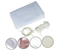 UPKOCH Thick Hard Mesh Staircase Safety Net Stair Gate for Boy Girl Protective Mesh for Stairs Boy Girl Guard Honeycomb No Tools Required Installation
