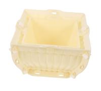 UPKOCH Thickened European Style Flower Pot Mold for Planters Making Reusable Concrete Planter Mould with Oval Bonsai Design Durable DIY Garden Decor Craft Mold for Outdoor Use